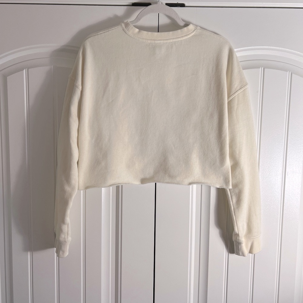 LSU Cream Sweatshirt with Purple and Gold Design - Picture 3 of 6